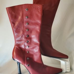 Jaime WP Red Leather Boots 7.5M